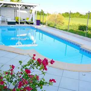 Améthyste Avec Grande Piscine Privée, Jardin Clos, Parking Privé Le Robert